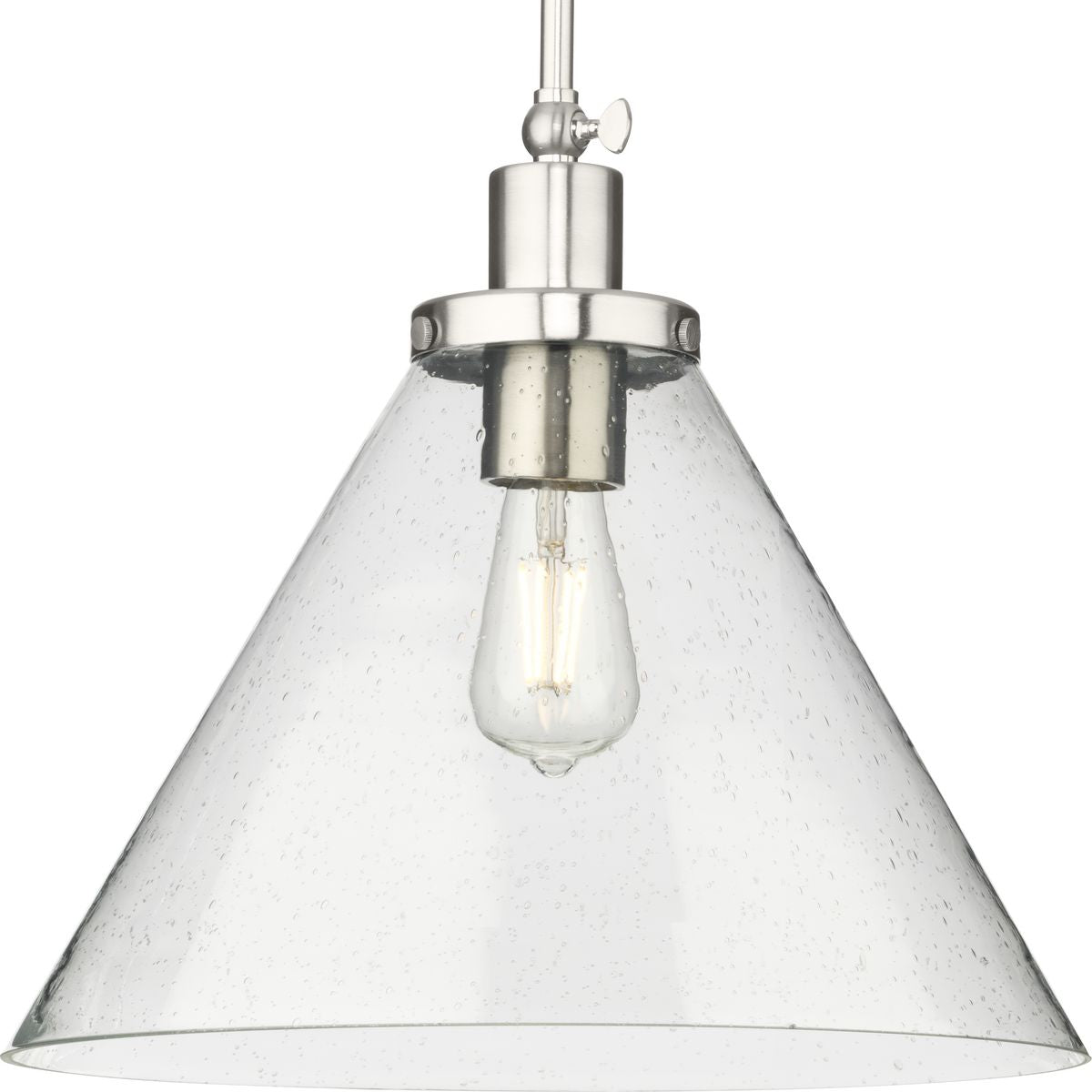 Hinton Collection 1-Light Matte Black Vintage Semi-Flush Mount Ceiling Ligh Hinton Collection 1-Light Pendant \u2013 Progress Lighting