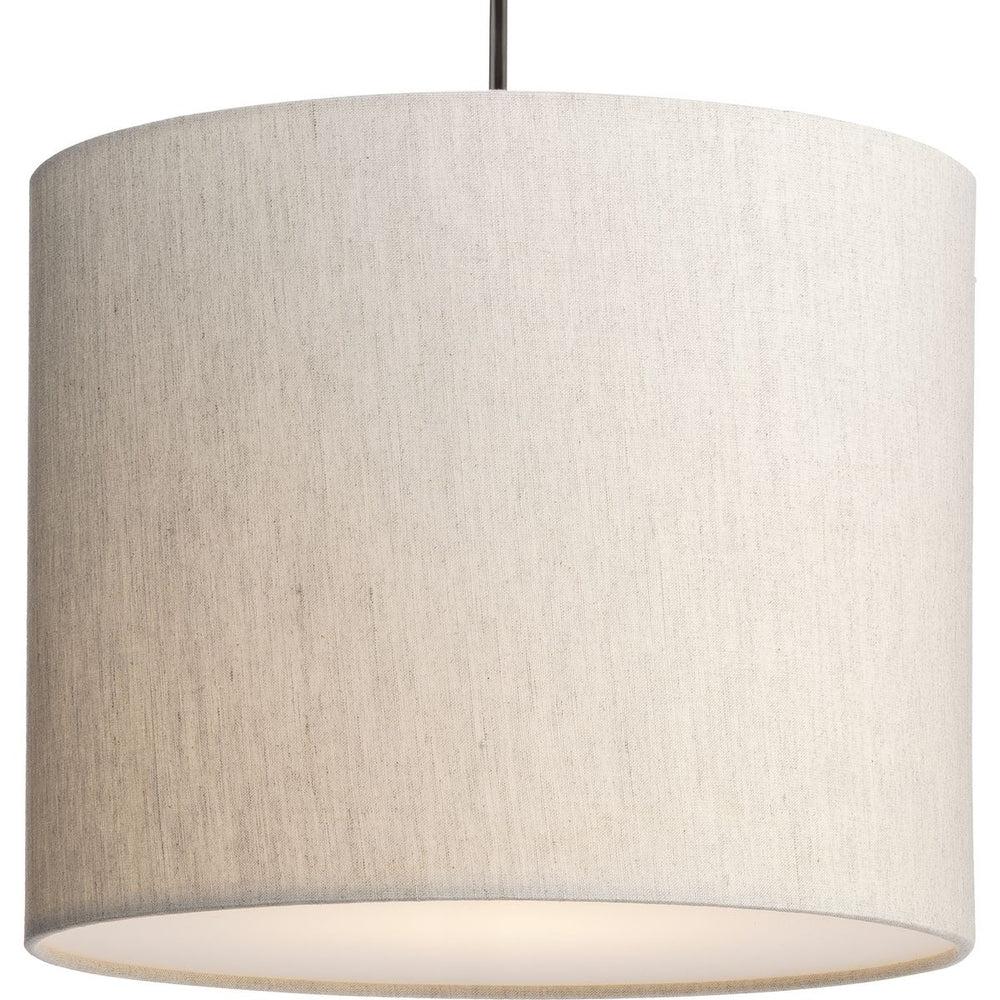 ::Brushed Nickel;Matte Black;Vintage Brass with Light Ecru Linen