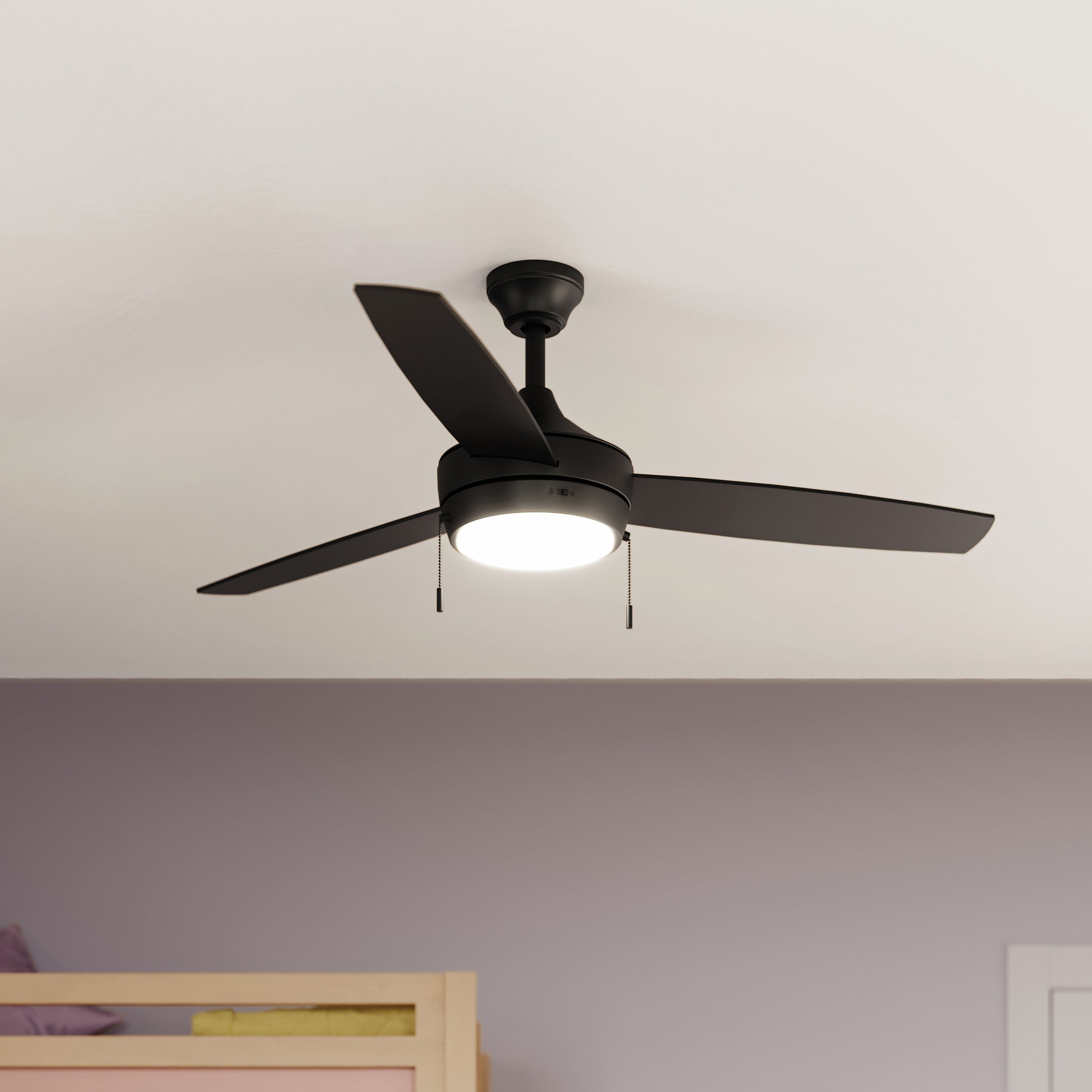 Nolyn 52 in. 3-Blade Modern LED Ceiling Fan – Progress Lighting