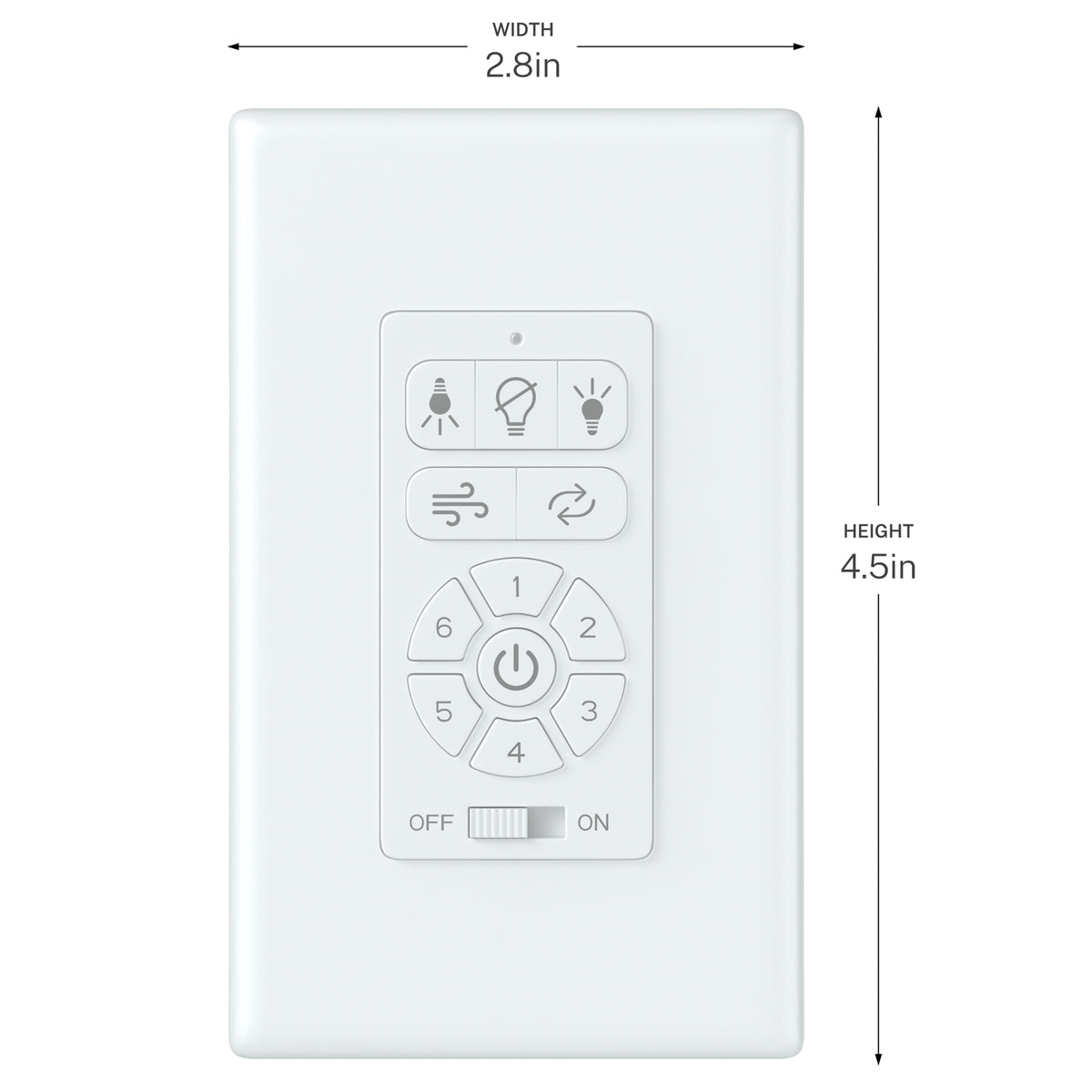 C2672 with dimensions on white background