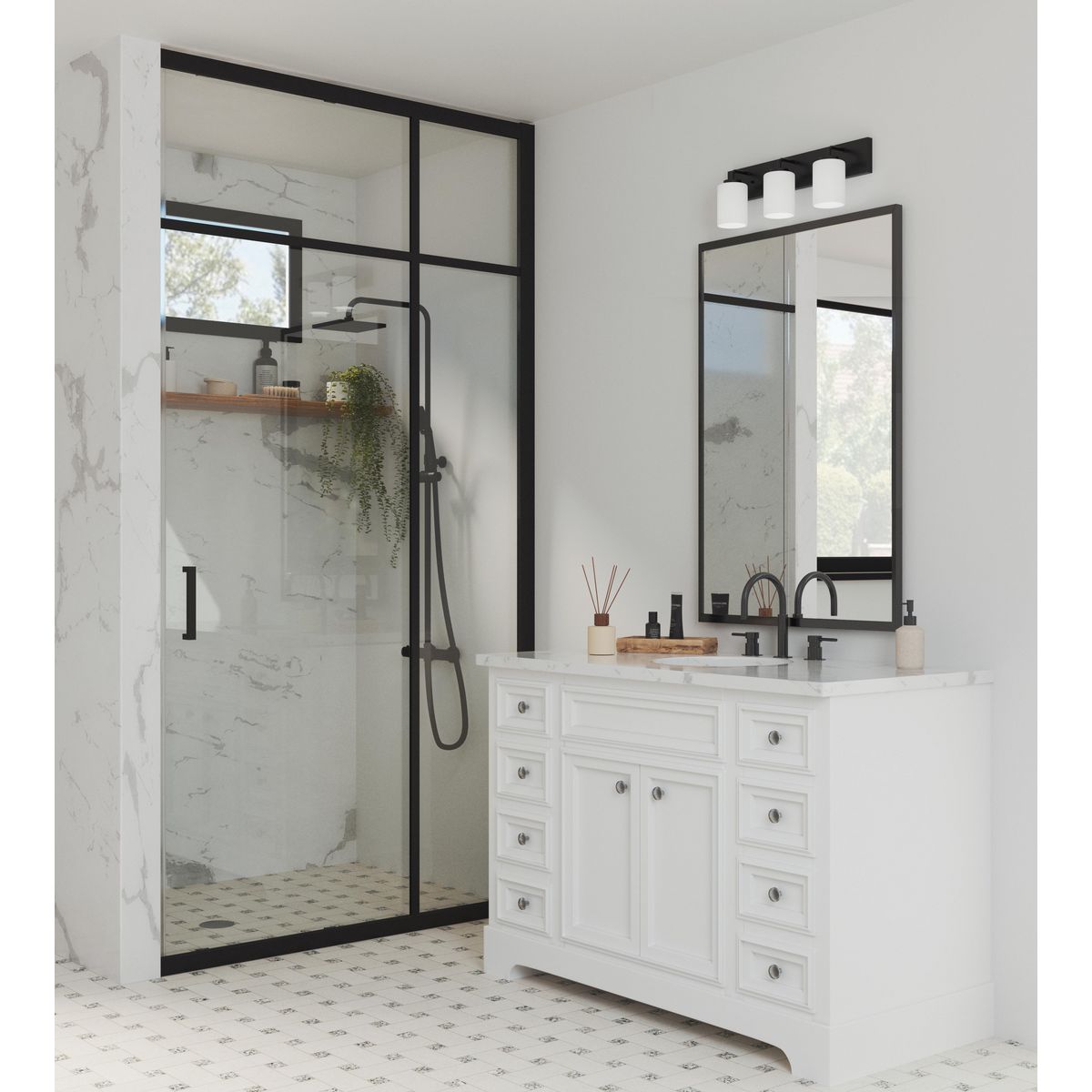 Lighting Options for the Bathroom – Progress Lighting - Sustainable Bathroom Vain Lighting