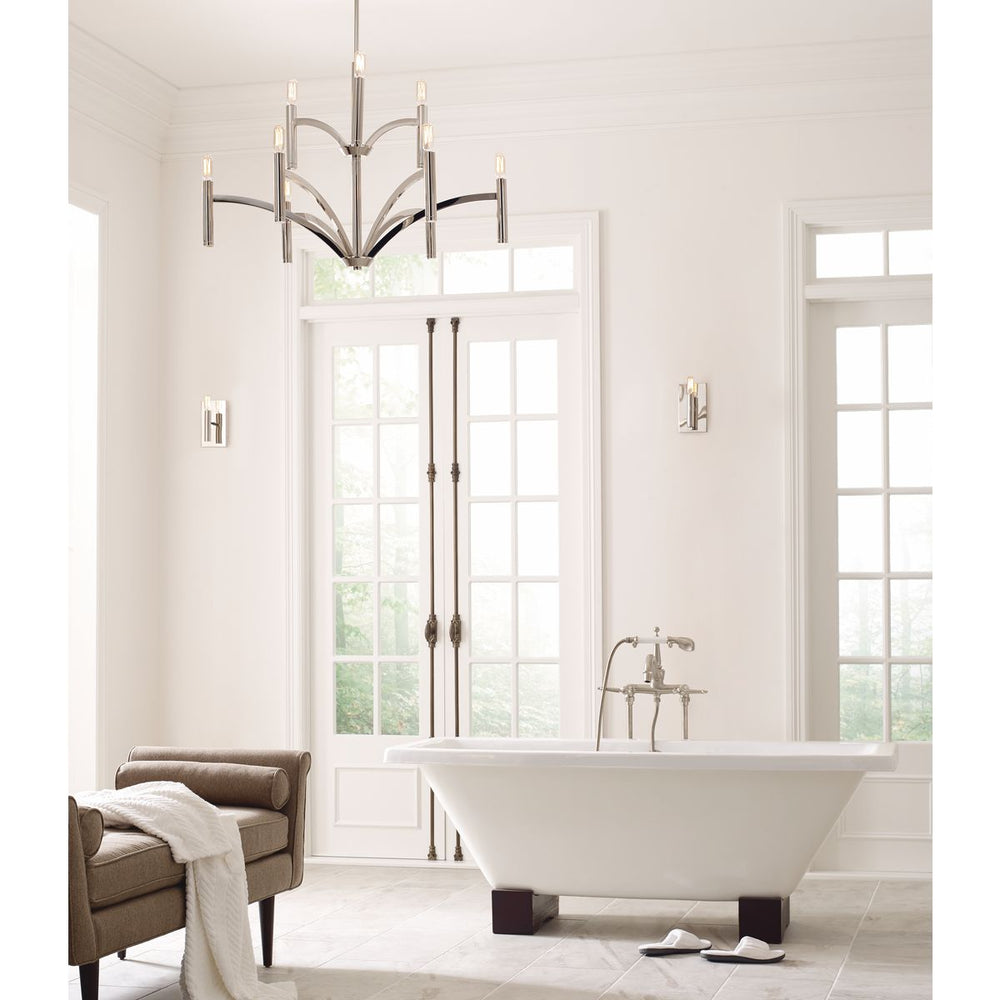 Draper Lighting Draper 9-Light, 2-Tier Chandelier – Progress Lighting