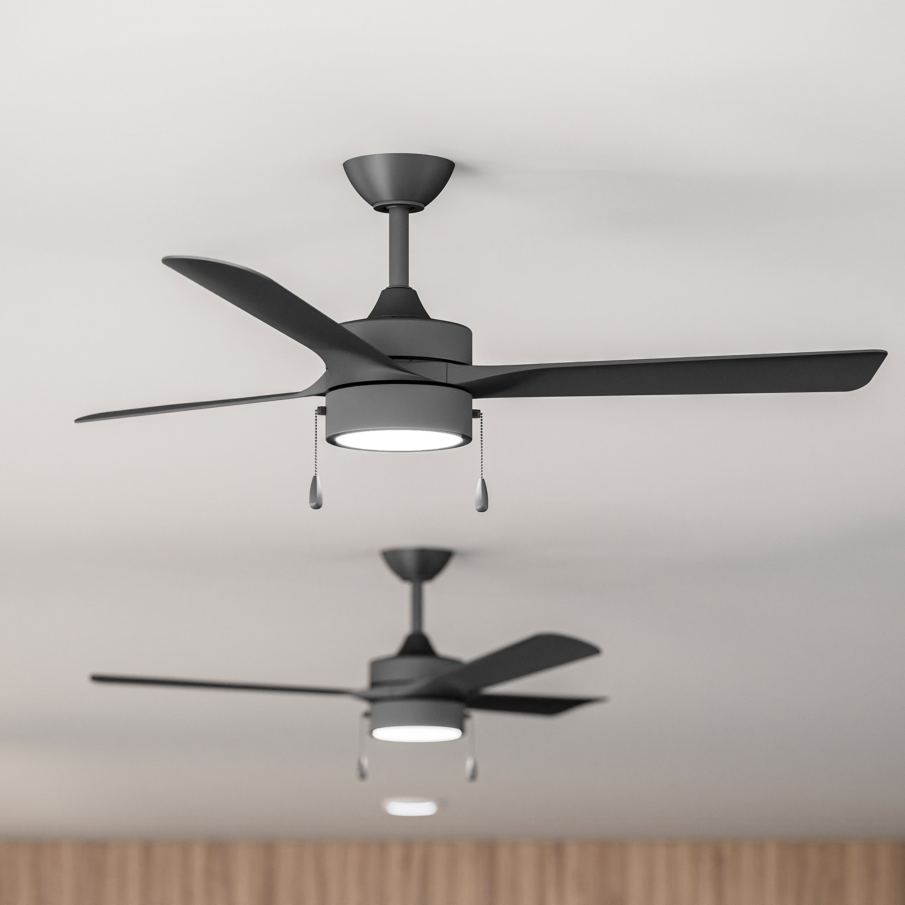 シンスピレーションPro Axion I 52 in. 3-Blade Modern LED Ceiling Fan – Progress Lighting