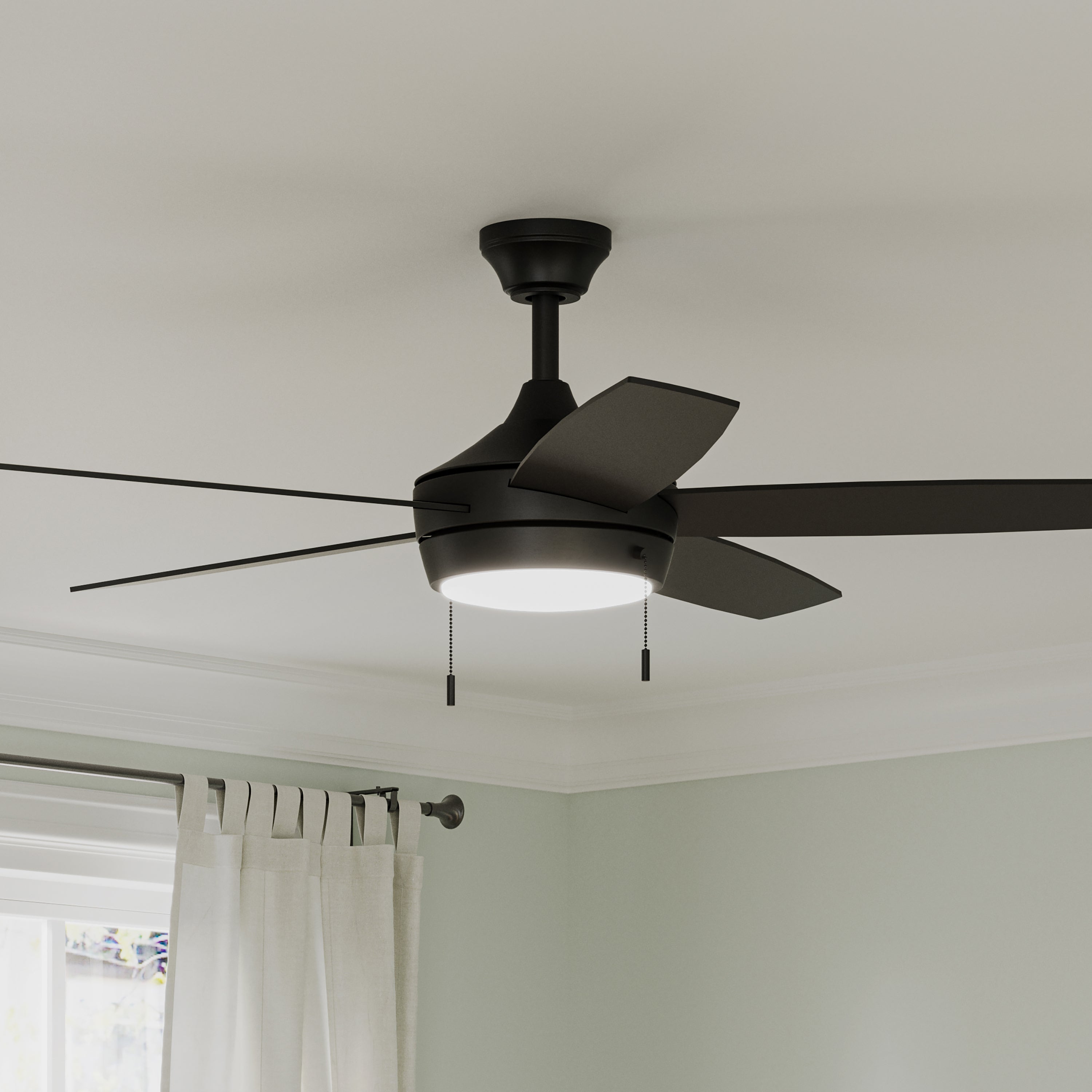 Nolyn V 52 in. 5-Blade Modern LED Ceiling Fan – Progress Lighting
