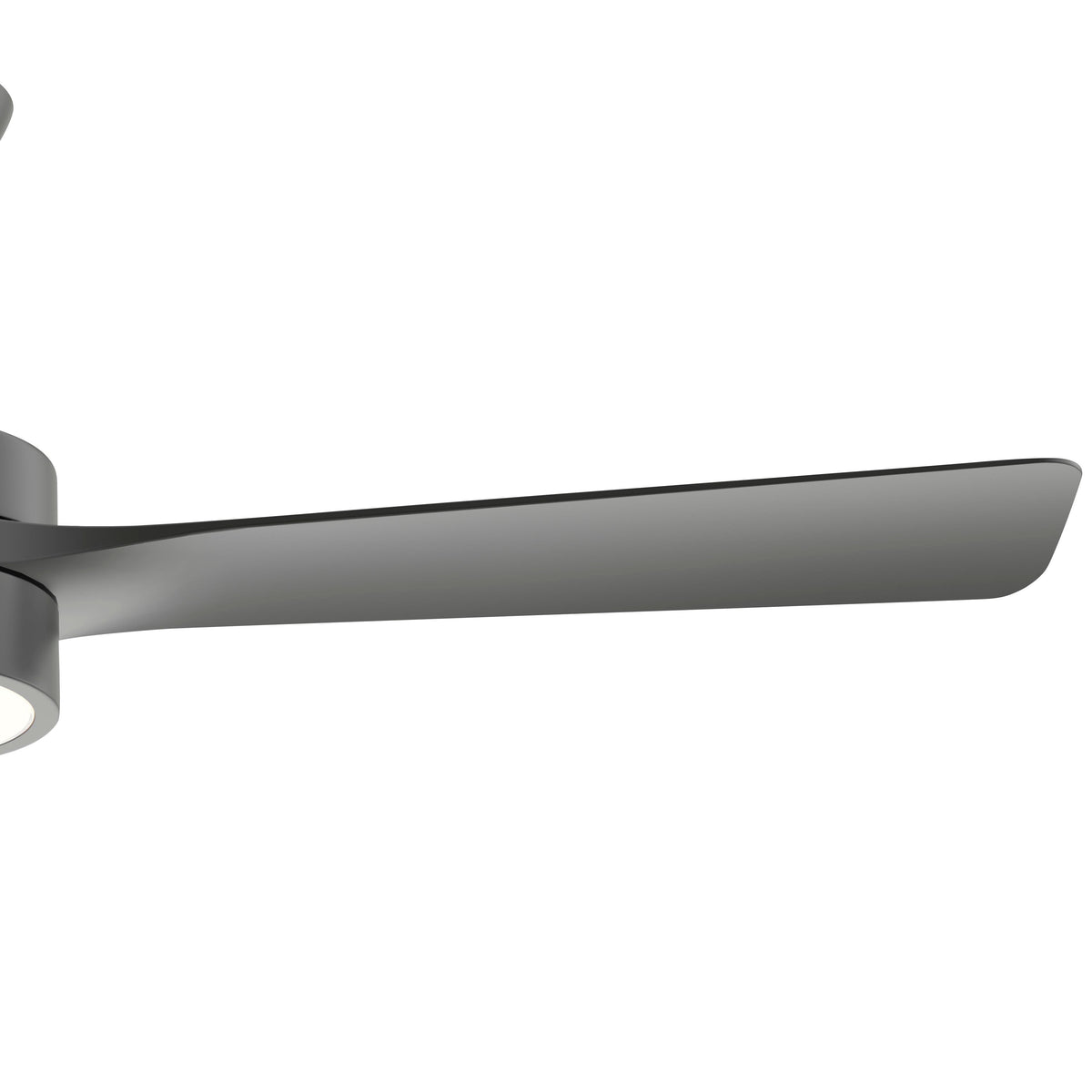 Detail of P250123-31M-30 ceiling fan blade on a white background 