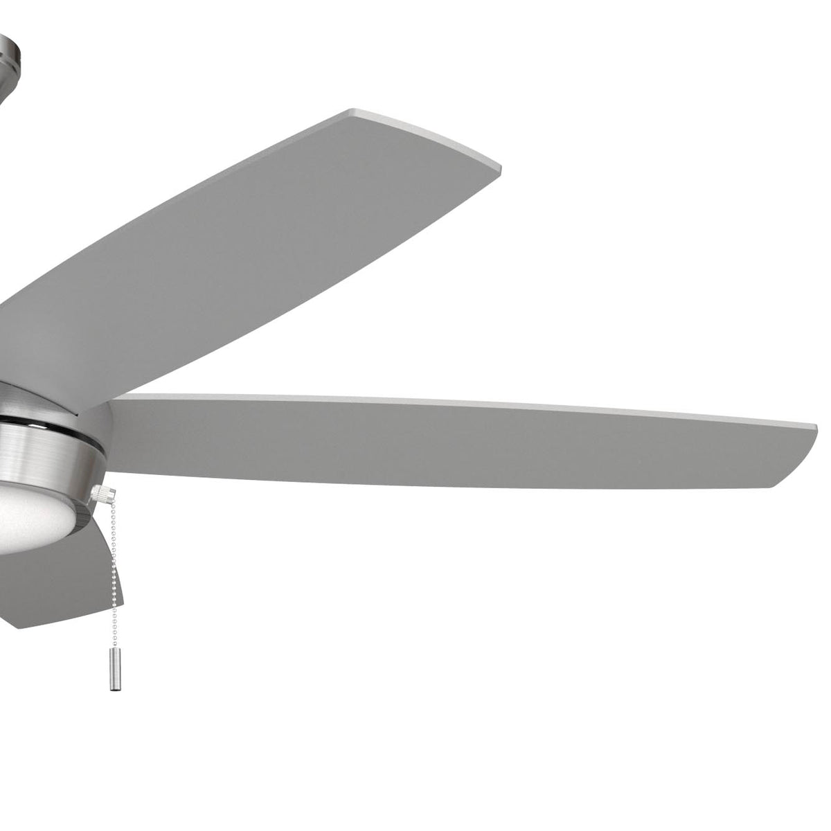 Detail of P250125-009-30 ceiling fan blades on a white background 