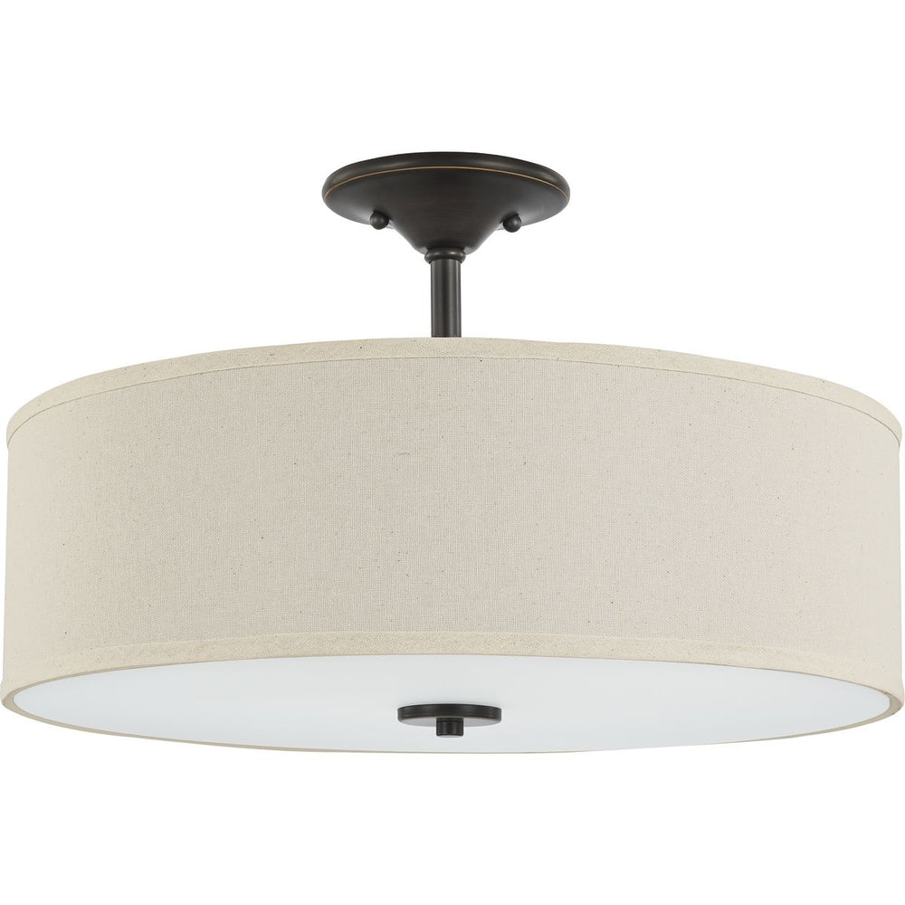 Inspire Three-Light 18" Semi-Flush Mount – Progress Lighting