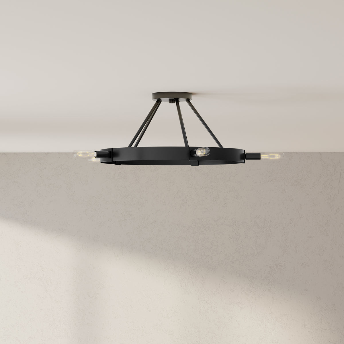 Breckenridge Collection Five-Light Semi-Flush Mount