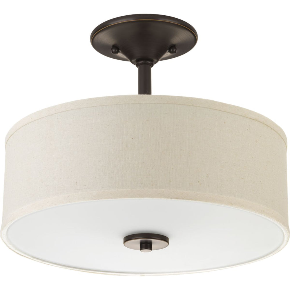 Inspire 2-Light 13" Semi-Flush Light – Progress Lighting