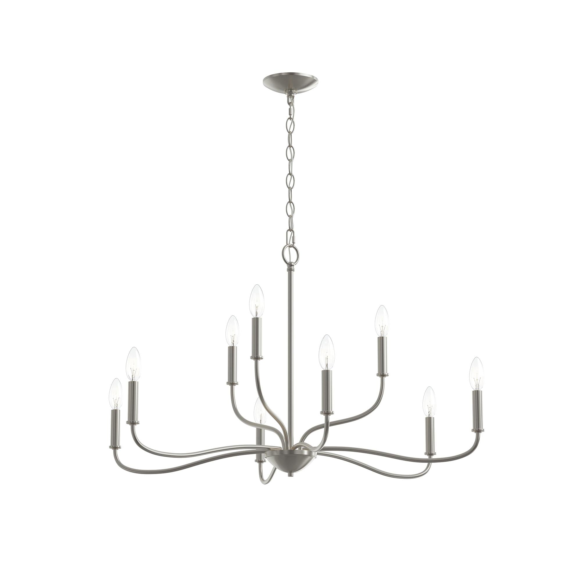 Ilia 9-Light Two-Tier Chandelier – Progress Lighting