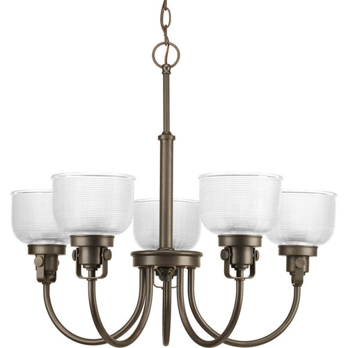Archie 5-Bulb Prismatic Glass Chandelier – Progress Lighting
