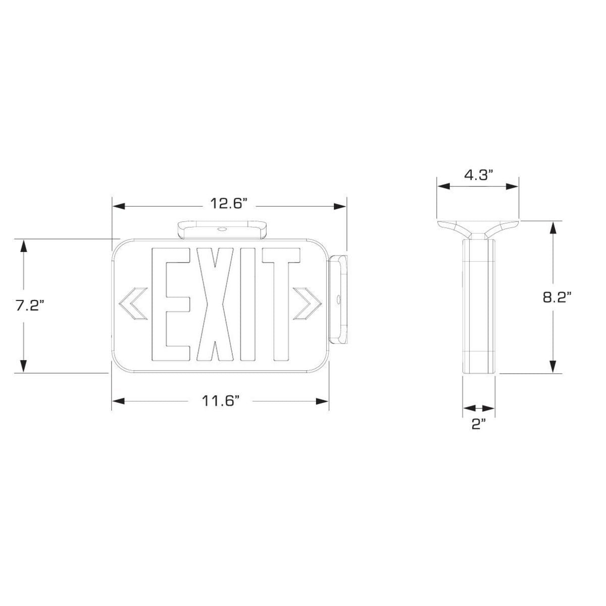 PETPE-xx-30 LED Emergency Exit Sign